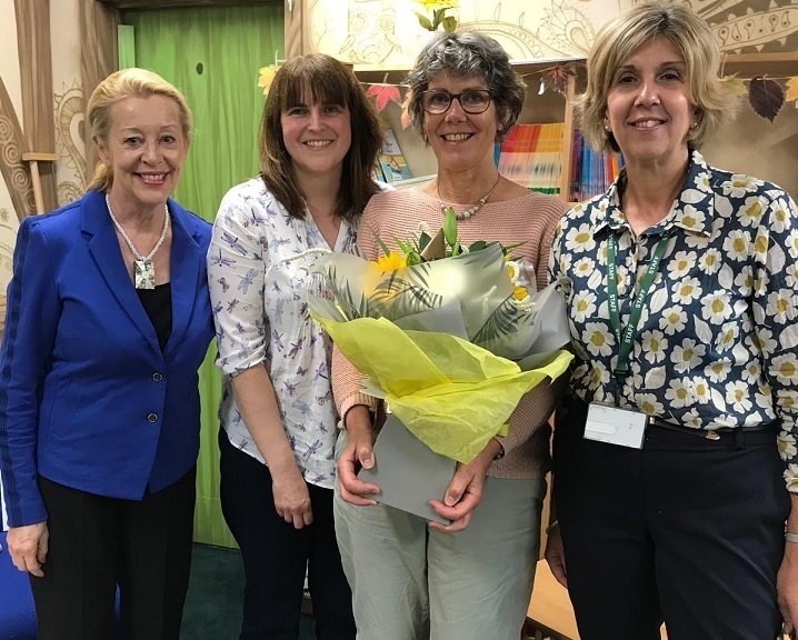 l-r: Colette Leclercq-Hallam, Lynne Braithwaite, Anthea Collard, Jane Palmer-Coole